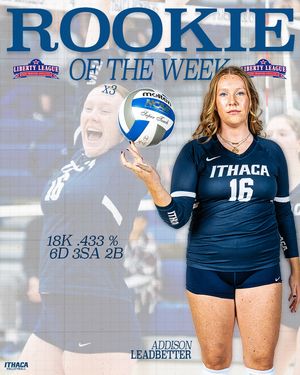 Image post by @ithacavolleyball on Instagram