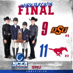 Image post by @SMUEquestrian on Twitter