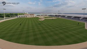 Image post by @CofCSports on Twitter