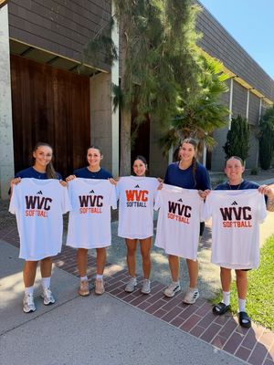 Image post by @West Valley College Softball on Facebook