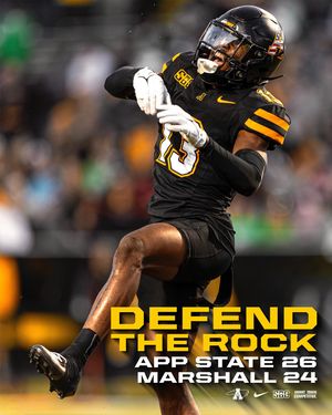 Image post by @appstate_fb on Instagram