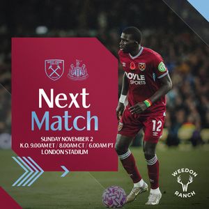 Image post by @westham_us on Instagram