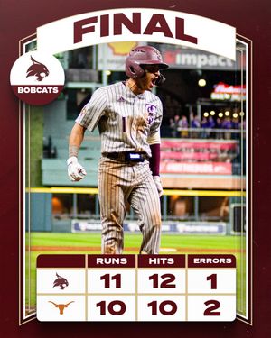 Image post by @TxStateBaseball on Twitter