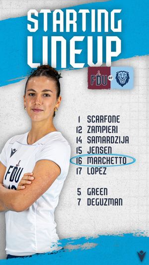Image post by @FDUKnightsWVB on Twitter
