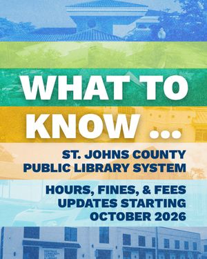 Image post by @stjohnscountylibrary on Instagram