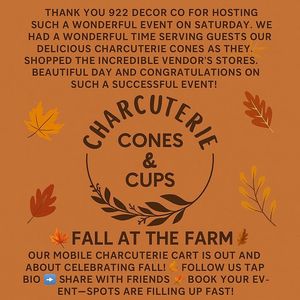 Image post by @Charcuterie Cones and Cups To Go on Facebook