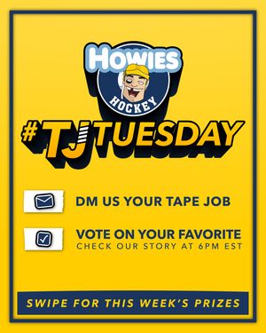 Image post by @howieshockeytape on Instagram