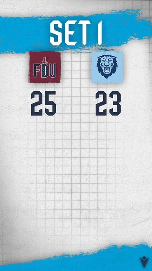 Image post by @FDUKnightsWVB on Twitter