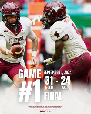 Image post by @NCCUAthletics on Twitter