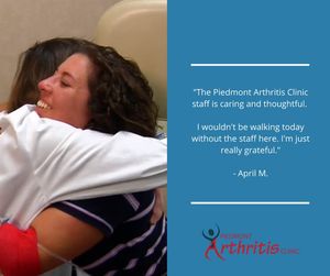 Image post by @PiedmontArthritisClinic on Facebook