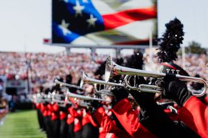 Image post by @ugaredcoatband on Instagram