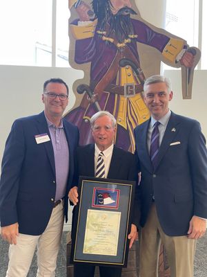 Image post by @ECUAthletics on Twitter