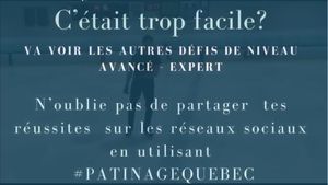 Video post by @patinageqc on Facebook
