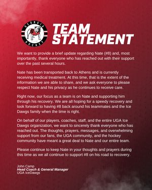 Image post by @ugahockey on Instagram