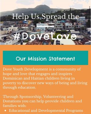 Image post by @dove_youth_development on Instagram