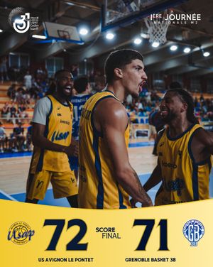 Image post by @usavignonpontetbasket on Instagram