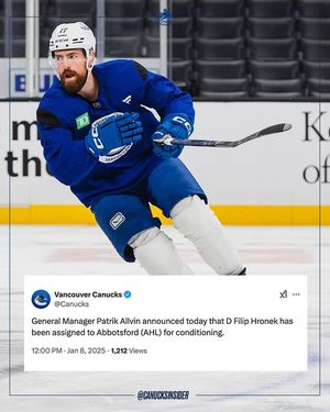 Image post by @canucksinsider on Instagram