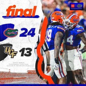 Image post by @GatorsFB on Twitter/X