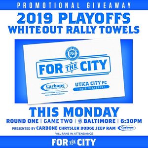 Image post by @UticaCityFC on Facebook