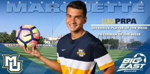 Image post by @marquettesoccer on Twitter