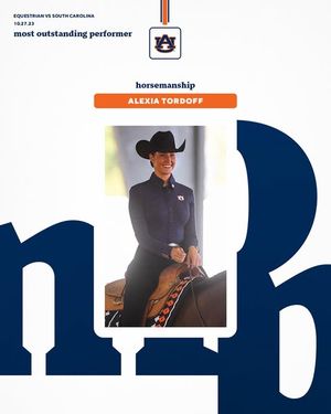 Image post by @auburnequestrian on Instagram