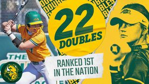 Image post by @NDSUsoftball on Twitter