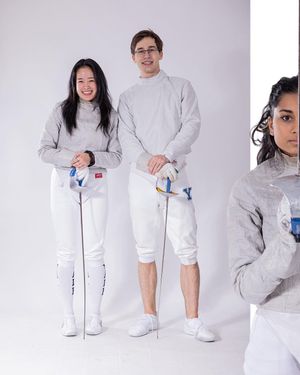 Image post by @yalefencing on Instagram