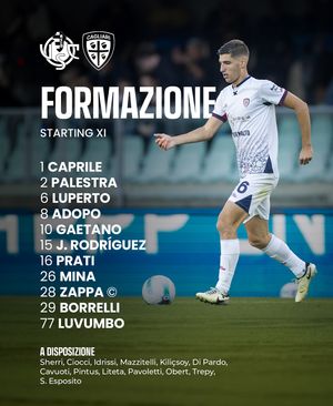 Image post by @cagliaricalcio on Instagram