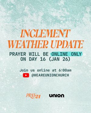 Image post by @weareunionchurch on Instagram
