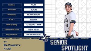 Image post by @JuniataBaseball on Twitter