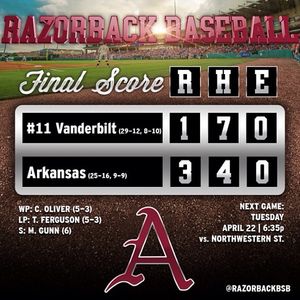 Image post by @razorbackbsb on Instagram
