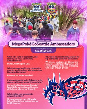 Image post by @pokemongoapp on Instagram