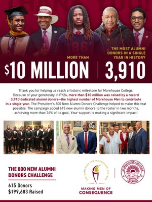 Image post by @morehouse1867 on Instagram