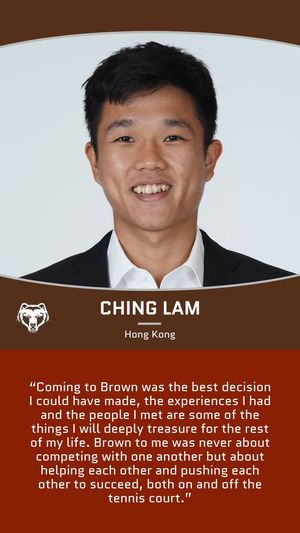 Image post by @BrownU_MTennis on Twitter/X