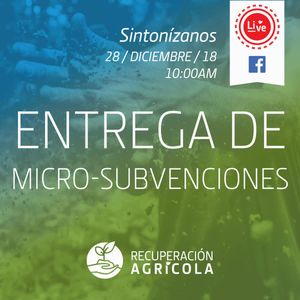 Video post by @recuperacionagricola on Facebook