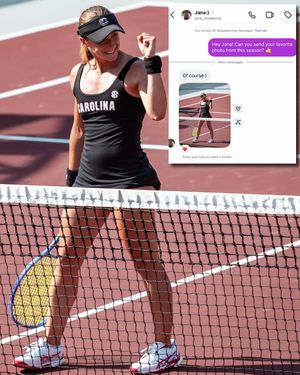 Image post by @gamecockwtennis on Instagram