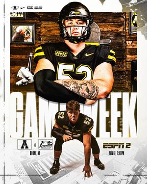 Image post by @appstate_fb on Instagram