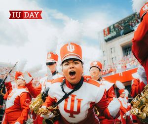 Image post by @IUbands on Facebook