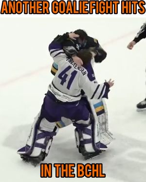 Image post by @hockeyfights on Instagram