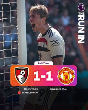 Image post by @premierleague on Twitter/X