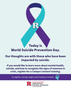 Image post by @rustudenthealth on Instagram