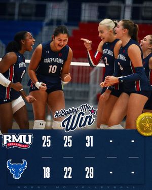 Image post by @rmuvolleyball on Instagram