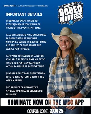 Image post by @womensrodeo on Instagram