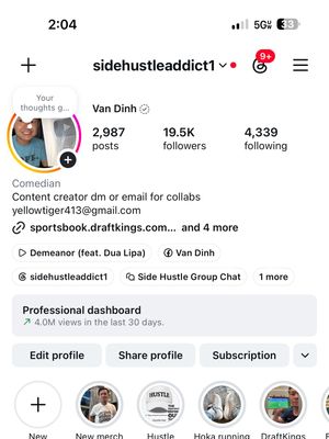 Image post by @sidehustleaddict1 on Instagram