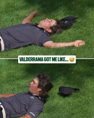 Image post by @livgolfleagueofficial on Facebook