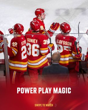 Image post by @nhlflames on Instagram