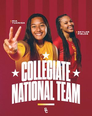 Image post by @uscwomensvolley on Instagram