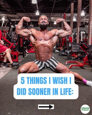 Image post by @thebodybuildingvegan on Instagram