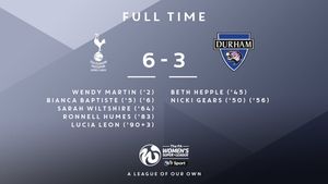 Image post by @SpursWomen on Facebook
