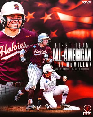 Image post by @hokiessoftball on Instagram